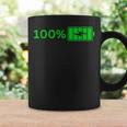 100バッテリー – 100バッテリー I おもしろい 高エネルギーパーセント コーヒーマグ ギフトのアイデア