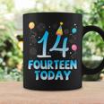 14歳今日私にお誕生日おめでとう彼彼女の息子娘 コーヒーマグ ギフトのアイデア