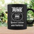 1961年6月生まれのレジェンドたち 60歳の誕生日 コーヒーマグ ギフトのアイデア