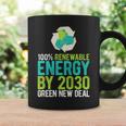 2030年までにグリーンニューディールの再生可能エネルギー 長袖tシャツ コーヒーマグ ギフトのアイデア