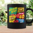40 Years Old Birthday Comic Style Book Lover Party Graphic Print Coffee Mug Gifts ideas 40 Years Old Birthday Comic Style Book Lover Party Graphic Print Coffee Mug Gifts ideas