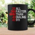 All Faster Than Dialing 911 ガン愛好家 コーヒーマグ ギフトのアイデア