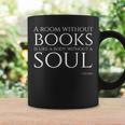 Ancient Rome Cicero Quote On Books Roman History Graphic Print Coffee Mug Gifts ideas
