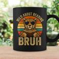 Animal Print Clothes Wild About Reading Bruh Kids Book Lover Graphic Print Coffee Mug Gifts ideas