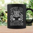Animal Print Read A Book Character Kids Wild About Reading Graphic Print Coffee Mug Gifts ideas