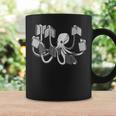 Armed With Knowledge Book Loving Octopus Librarian Art Graphic Print Coffee Mug Gifts ideas