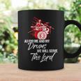 As For Me And My Drums We Willerve The Lord Drummer コーヒーマグ ギフトのアイデア