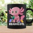 Axolotl Book Reading Bookworm Readolotl Mexican Salamander Graphic Print Coffee Mug Gifts ideas