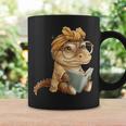 Baby Crocodile Small Book Reading Reptile Graphic Portrait Graphic Print Coffee Mug Gifts ideas