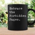 Banned Books Week Literacy Librarian Book Nerd Graphic Print Coffee Mug Gifts ideas