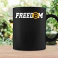 Bitcoin Freedom 暗号通貨 Btc 自由 ミリオネア ビットコインでお金持ち コーヒーマグ ギフトのアイデア