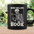 Bone-Chilling Book Skeleton Reading Bookworm Book Lovers Graphic Print Coffee Mug Gifts ideas