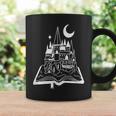 Book Lover Fantasy Fairy Tales Castle Christmas Reading Fan Graphic Print Coffee Mug Gifts ideas