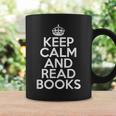 Book Lover Keep Calm And Read Books Graphic Print Coffee Mug Gifts ideas