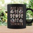 Book Lover Plot Girl Summer Books Coquette Bow Book Girly B Graphic Print Coffee Mug Gifts ideas