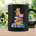 Book Reading Kangaroo Tea Coffee Kawaii Bookworm Graphic Print Coffee Mug Gifts ideas