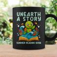 Book Sea Turtle Summer Reading 2026 Unearth a Story Graphic Print Coffee Mug Gifts ideas