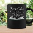 Bookaholic Saying About Books Just One More Chapter Graphic Print Coffee Mug Gifts ideas