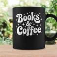 Books And Coffee Retro Reading Quote Graphic Print Coffee Mug Gifts ideas