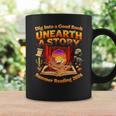Books Summer Reading 2026 Unearth A Story Dinosaur Graphic Print Coffee Mug Gifts ideas Books Summer Reading 2026 Unearth A Story Dinosaur Graphic Print Coffee Mug Gifts ideas