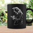 Cat Holds Book Writing Animal Print Motif Drawing Art Cat Graphic Print Coffee Mug Gifts ideas