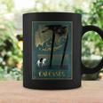 Caucasas Caucasus Mountains レトロ ヴィンテージ 馬 ライダー コーヒーマグ ギフトのアイデア