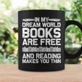 Cool Reading Art For Men Women Book Lover Reader Nerd Books Graphic Print Coffee Mug Gifts ideas