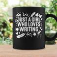 Cool Writing For Women Girls Book Writer Author Poetry Graphic Print Coffee Mug Gifts ideas