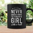 Cute Never Underestimate The Power Of A Girl Book Nerds Graphic Print Coffee Mug Gifts ideas Cute Never Underestimate The Power Of A Girl Book Nerds Graphic Print Coffee Mug Gifts ideas