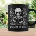 Death By TBR Reading Book Lover Bookworm Bibliophile Reader Graphic Print Coffee Mug Gifts ideas