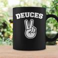 Deuces Finger Deuces 長袖tシャツ コーヒーマグ ギフトのアイデア