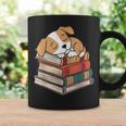 Dog Reading Book Pajama Sleep Graphic Print Coffee Mug Gifts ideas