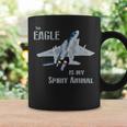 The Eagle Is Mypirit Animal F-15 戦闘機 飛行機 コーヒーマグ ギフトのアイデア