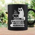 Easily Distracted Cats Coffee And Books Graphic Print Coffee Mug Gifts ideas