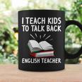 English Teacher Outfit Book Graphic English Grammar Lessons For Men Women Graphic Print Coffee Mug Gifts ideas