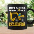 Excavadora Regalo Chicas Construcción Regalos Taza de café Ideas de regalos
