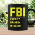 Fbi Motto 「Fidelity Bravery Integrity」 法執行機関 コーヒーマグ ギフトのアイデア