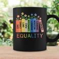 Floral Book Equality Human Rights Social Justice Peace Love Graphic Print Coffee Mug Gifts ideas