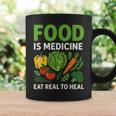 Food Is Medicineの栄養士、自然療法医栄養士へのギフト 長袖tシャツ コーヒーマグ ギフトのアイデア