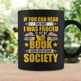 I Was Forced To Put My Book Down Book Lovers Reading Graphic Print Coffee Mug Gifts ideas