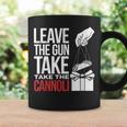 Leave The Gun Take The Cannoli メンズ レディース イタリア国旗 コーヒーマグ ギフトのアイデア