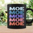 Modern Repeated Text Moe コーヒーマグ ギフトのアイデア