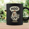 Moo 鶏 牛 農場 動物 ユーモア 男性 女性 キッズ 4 コーヒーマグ ギフトのアイデア