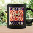 Obey The Golden ゴールデンレトリーバーオーナー向け コーヒーマグ ギフトのアイデア