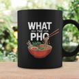 What The Pho こぼれる麺のユーモア コーヒーマグ ギフトのアイデア
