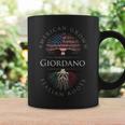 Giordano ファミリーネーム アメリカ栽培 イタリア ルーツ イタリア 国旗 コーヒーマグ ギフトのアイデア