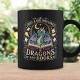 Girl Who Loves Dragons And Books Fantasy Book Reader Graphic Print Coffee Mug Gifts ideas