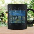 Gogh With The Flow 星月夜 ゴッホの絵画 コーヒーマグ ギフトのアイデア