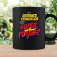 Guidance Counselor Teacher Superhero Superpower Comic Book Graphic Print Coffee Mug Gifts ideas