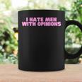 I Hate With Opinions Y2k ファニーフェミニスト ホットガールスレイ コーヒーマグ ギフトのアイデア